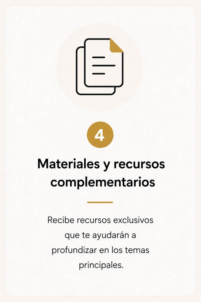 4. Materiales y recursos complementarios